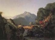 Thomas Cole Landscape Scene from oil on canvas